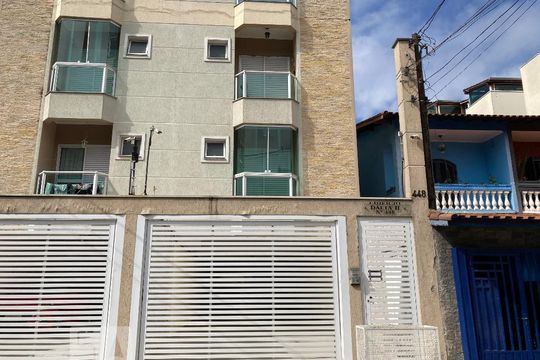 Fachada de apartamento à venda com 2 quartos, 60m² em Vila Curuçá, Santo André