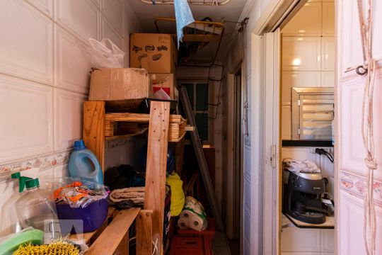 Área de serviço de apartamento para alugar com 2 quartos, 72m² em Cambuci, São Paulo