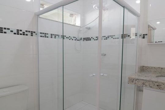 Banheiro de apartamento para alugar com 1 quarto, 34m² em Vila Aricanduva, São Paulo