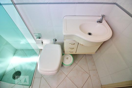 Banheiro da Suíte de casa à venda com 3 quartos, 161m² em Jardim do Mar, São Bernardo do Campo