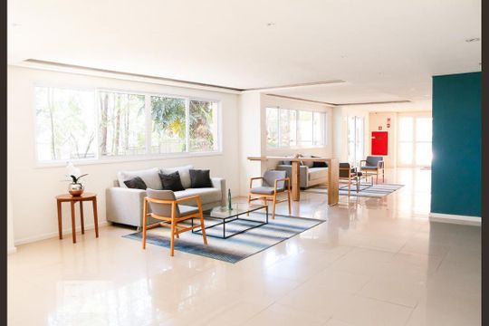 Hall social de apartamento para alugar com 1 quarto, 38m² em Vila Castelo, São Paulo