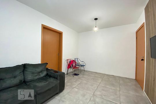 Sala de apartamento à venda com 1 quarto, 80m² em Canudos, Novo Hamburgo