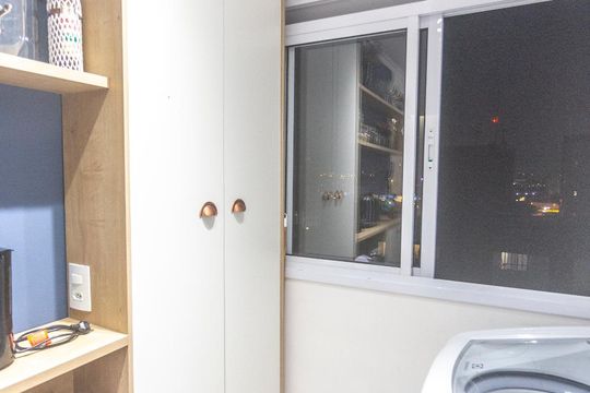 Área de serviço de apartamento à venda com 2 quartos, 48m² em Baeta Neves, São Bernardo do Campo