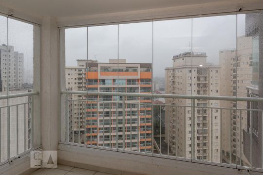 Varanda de apartamento para alugar com 1 quarto, 38m² em Campo Belo, São Paulo