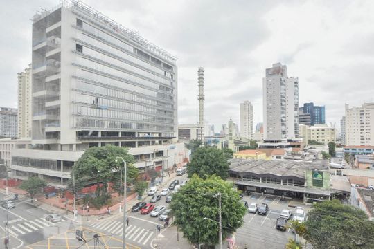 Dormitório Vista de kitnet/studio para alugar com 1 quarto, 30m² em Itaim Bibi, São Paulo