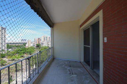 Varanda de apartamento à venda com 2 quartos, 77m² em Maracanã, Rio de Janeiro