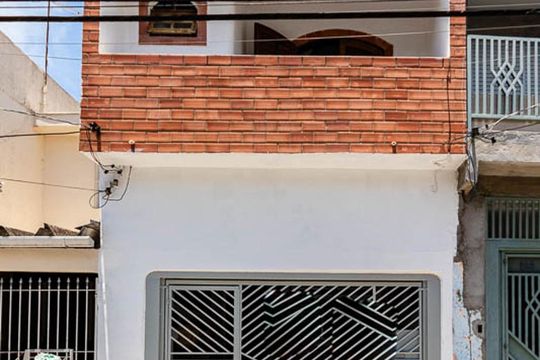 Fachada  de casa à venda com 3 quartos, 116m² em Jardim Ponte Rasa, São Paulo