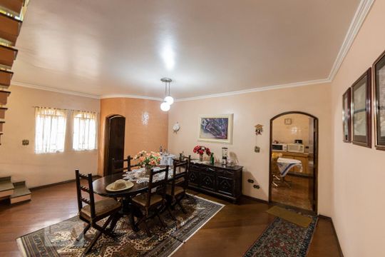 Sala de Jantar de casa para alugar com 3 quartos, 300m² em Vila Oratório, São Paulo