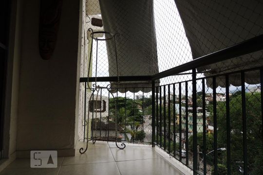 Varanda da Sala de apartamento à venda com 3 quartos, 79m² em Pechincha, Rio de Janeiro