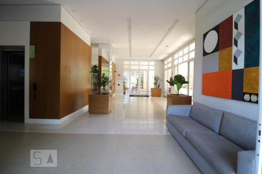 Área comum - Hall social de apartamento para alugar com 2 quartos, 86m² em Várzea da Barra Funda, São Paulo