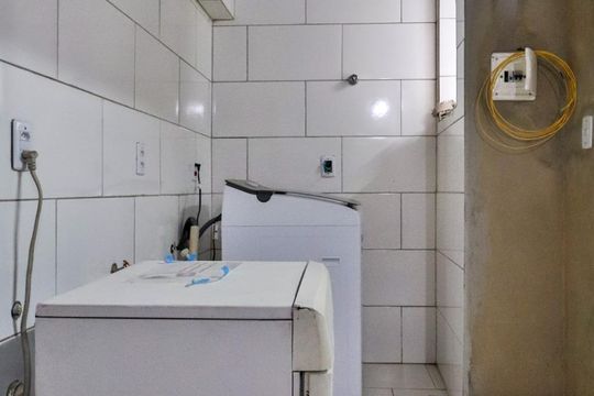 Área Comum - Lavanderia de kitnet/studio para alugar com 1 quarto, 20m² em Santa Efigênia, Belo Horizonte