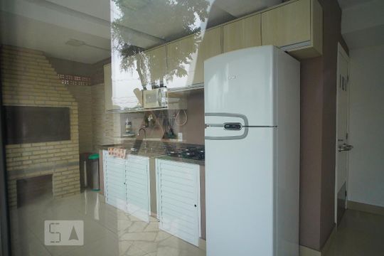 Área comum - Salão de festas de apartamento para alugar com 2 quartos, 50m² em Rubem Berta, Porto Alegre