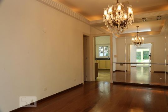 Sala de Jantar de casa de condomínio para alugar com 4 quartos, 670m² em Super Quadra Morumbi, São Paulo