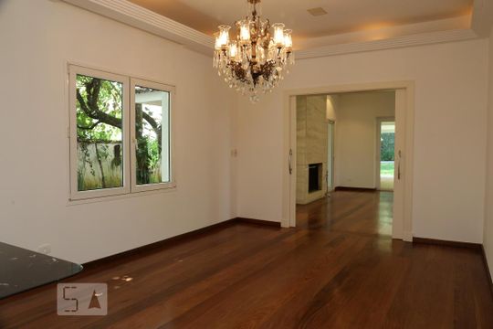 Sala de Jantar de casa de condomínio para alugar com 4 quartos, 670m² em Super Quadra Morumbi, São Paulo