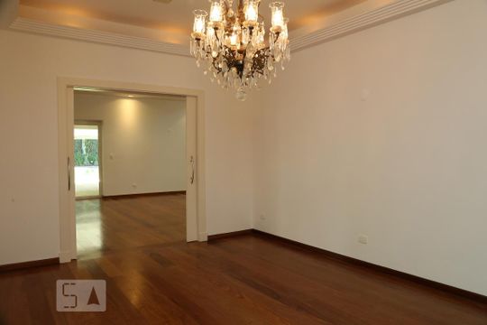 Sala de Jantar de casa de condomínio para alugar com 4 quartos, 670m² em Super Quadra Morumbi, São Paulo