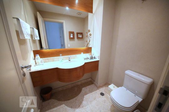 Lavabo de apartamento à venda com 4 quartos, 253m² em Campo Belo, São Paulo