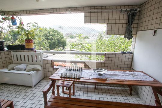 Varanda da Sala de apartamento para alugar com 3 quartos, 99m² em Taquara, Rio de Janeiro