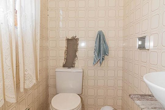 Banheiro da Suíte - Casa 01 de casa à venda com 3 quartos, 198m² em Vila Nova Carolina, São Paulo