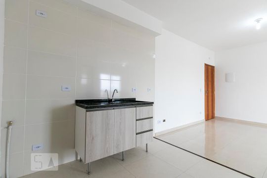 Cozinha de apartamento para alugar com 1 quarto, 37m² em Vila Prudente, São Paulo