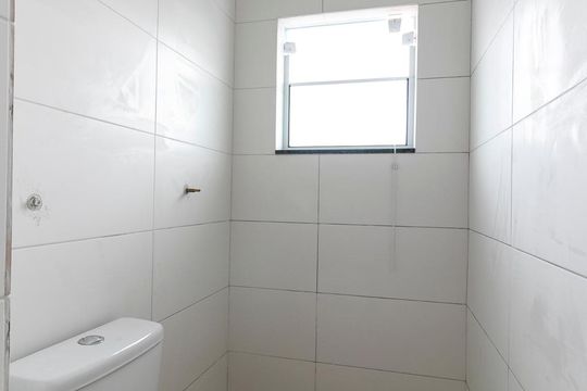 Banheiro de apartamento para alugar com 1 quarto, 35m² em Vila Canero, São Paulo