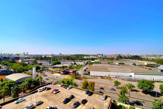 Vista do Quarto 2 de apartamento para alugar com 2 quartos, 50m² em Vila Homero Thon, Santo André