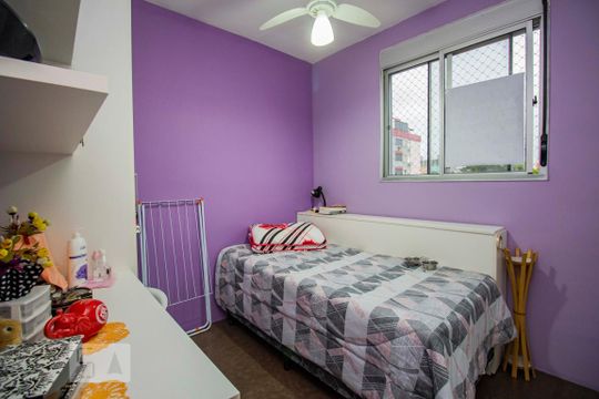 Quarto 1 de apartamento para alugar com 3 quartos, 63m² em Sarandi, Porto Alegre
