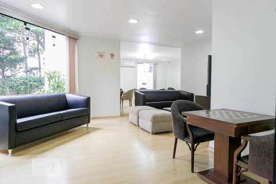 Sala de Reunião de apartamento para alugar com 1 quarto, 42m² em Vila Mariana, São Paulo