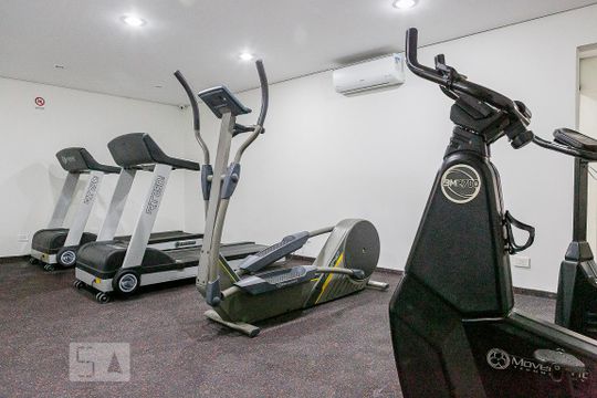 Área comum - Academia de apartamento para alugar com 1 quarto, 42m² em Vila Mariana, São Paulo
