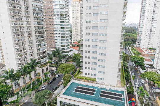 Vista da Sala de apartamento para alugar com 1 quarto, 42m² em Vila Mariana, São Paulo