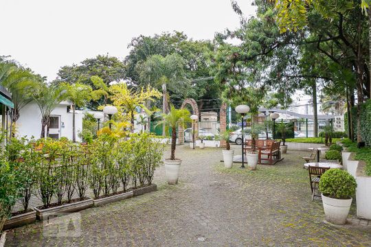 Área Comum - Jardim de apartamento para alugar com 1 quarto, 42m² em Vila Mariana, São Paulo
