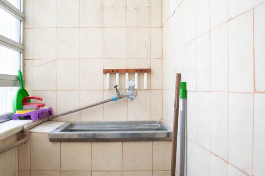 Cozinha de apartamento à venda com 1 quarto, 42m² em Praia de Belas, Porto Alegre