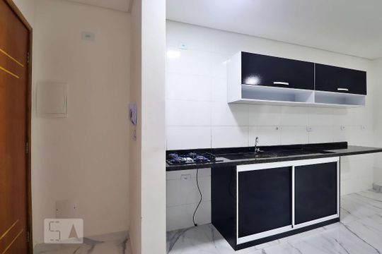 Cozinha de apartamento para alugar com 2 quartos, 50m² em Vila Vitória, Santo André