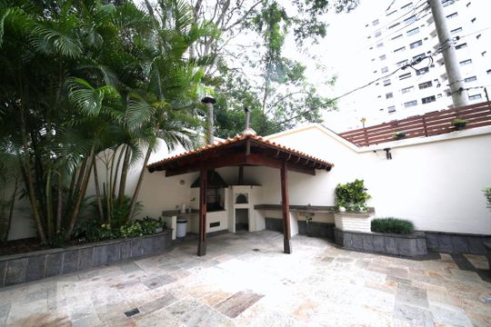 Área Comum - Churrasqueira de apartamento à venda com 4 quartos, 303m² em Campo Belo, São Paulo
