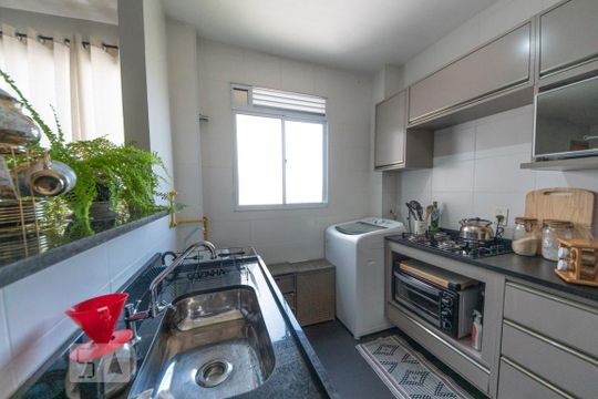 Cozinha e Área de Serviço de apartamento para alugar com 2 quartos, 42m² em Santo Andre, São Leopoldo