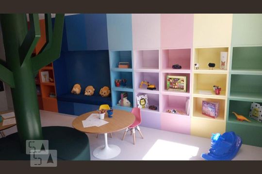 Brinquedoteca de kitnet/studio para alugar com 1 quarto, 26m² em Mirandópolis, São Paulo