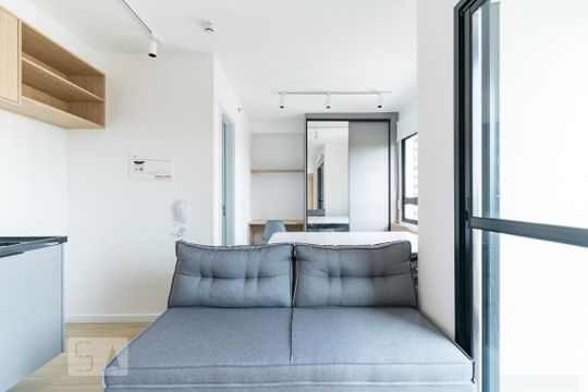 Sala de kitnet/studio à venda com 1 quarto, 26m² em Mirandópolis, São Paulo