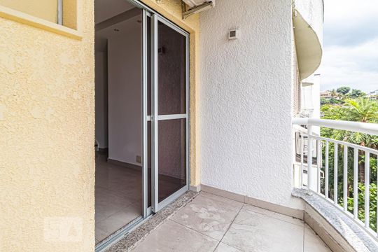 Varanda da Sala de apartamento para alugar com 3 quartos, 144m² em Tanque, Rio de Janeiro