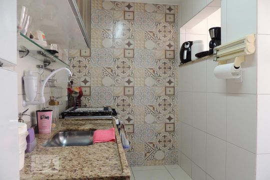 Cozinha - Armários de apartamento para alugar com 2 quartos, 60m² em Pechincha, Rio de Janeiro
