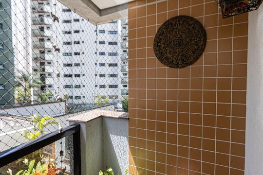 Varanda Suite de apartamento à venda com 3 quartos, 127m² em Vila Regente Feijó, São Paulo