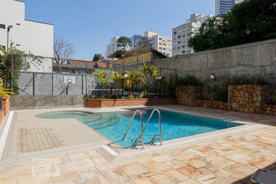 Piscina de apartamento para alugar com 1 quarto, 46m² em Sumarezinho, São Paulo