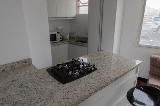 Cozinha de kitnet/studio à venda com 1 quarto, 38m² em Centro, Novo Hamburgo