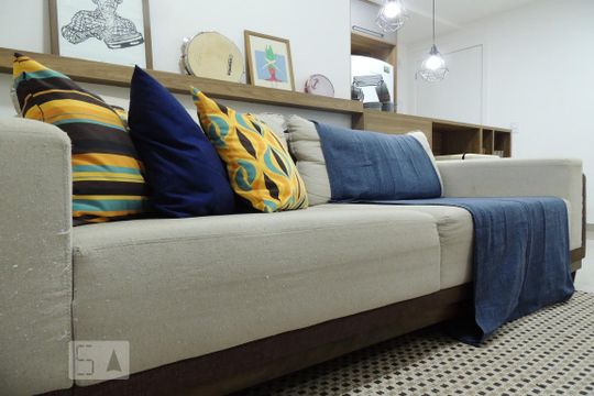 Sala de apartamento para alugar com 2 quartos, 48m² em Anil, Rio de Janeiro