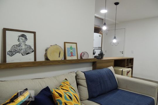 Sala de apartamento para alugar com 2 quartos, 48m² em Anil, Rio de Janeiro