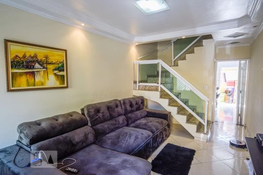 Sala de casa de condomínio à venda com 3 quartos, 99m² em Penha de França, São Paulo