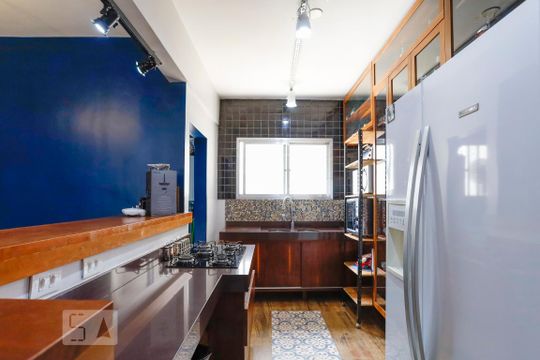 Cozinha de apartamento à venda com 3 quartos, 120m² em Bela Vista, São Paulo