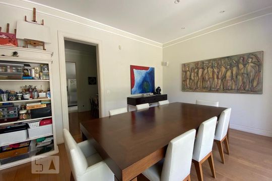 Sala de Jantar de casa à venda com 4 quartos, 465m² em Vila Tramontano, São Paulo