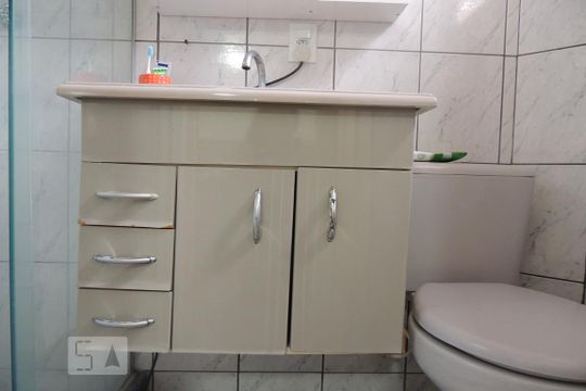 Banheiro da Suíte 1 de casa para alugar com 2 quartos, 88m² em Pechincha, Rio de Janeiro