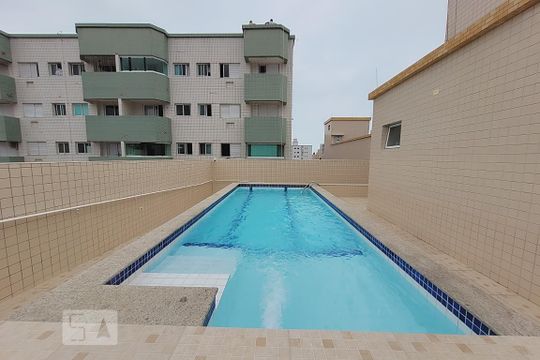 Piscina de apartamento para alugar com 1 quarto, 43m² em Aviação, Praia Grande