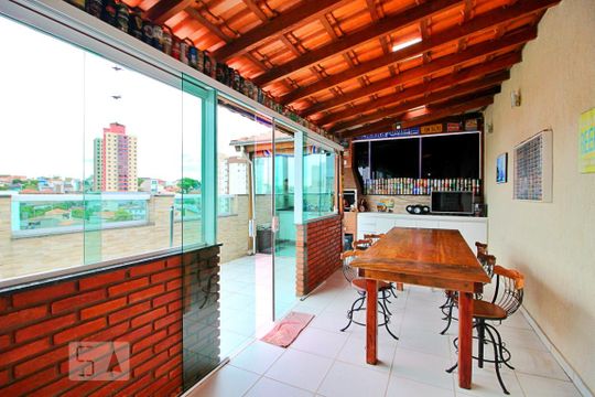 Espaço Gourmet de apartamento à venda com 2 quartos, 108m² em Vila Curuçá, Santo André