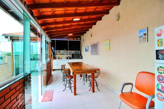 Espaço Gourmet de apartamento à venda com 2 quartos, 108m² em Vila Curuçá, Santo André